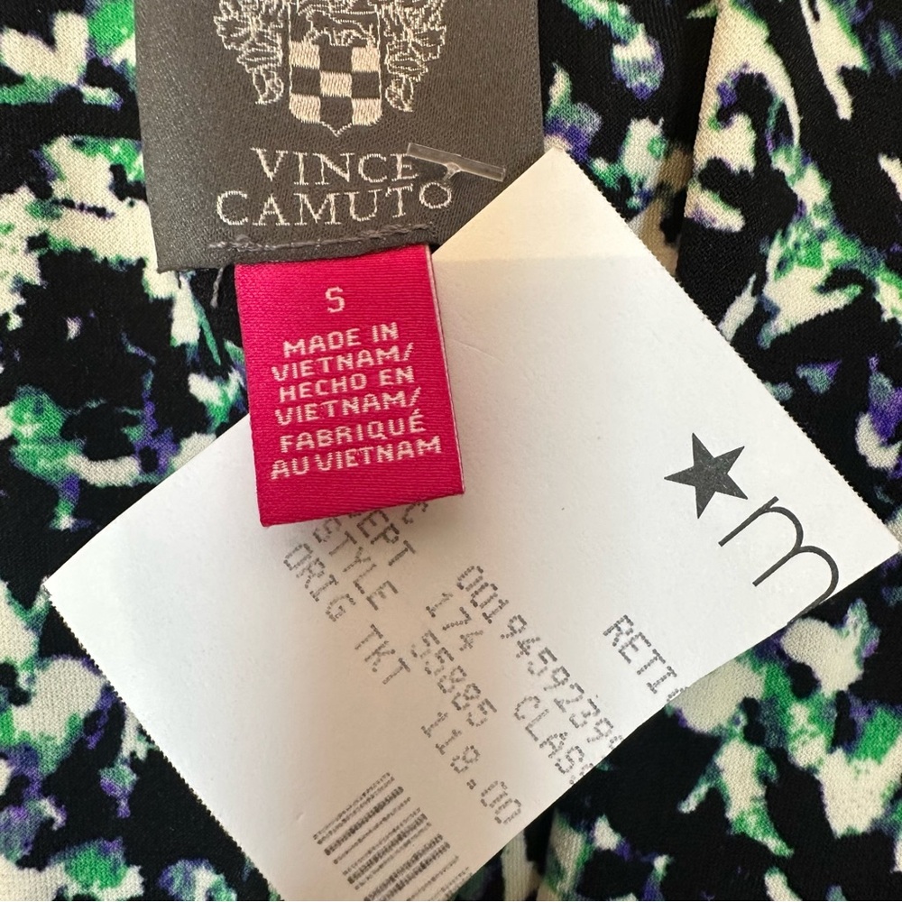 Vince Camuto Printed Twist Front Wide Leg Jumpsuit NWT - Picture 9 of 11